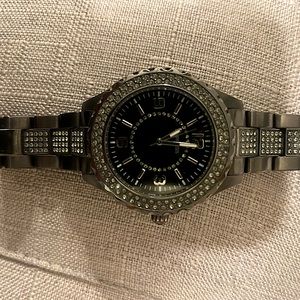 Express black and silver watch great condition